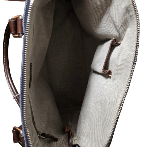 Dooney & Bourke Set NEW Donegal Crest Canvas Domed Satchel Purse, Wristlet & Fob - Picture 9 of 13